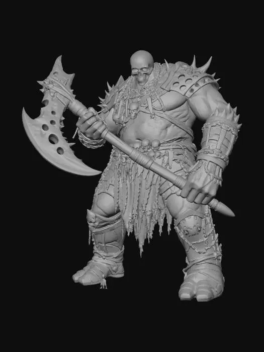 3D model for Abyssal Warlord of the Ruined City
