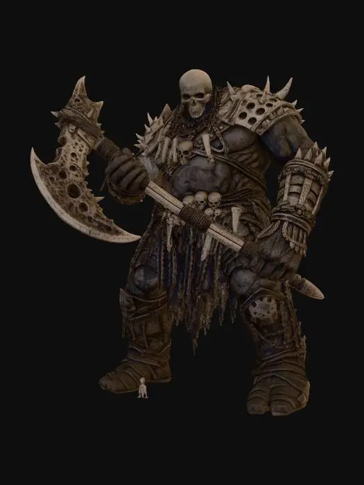 3D model for Abyssal Warlord of the Ruined City