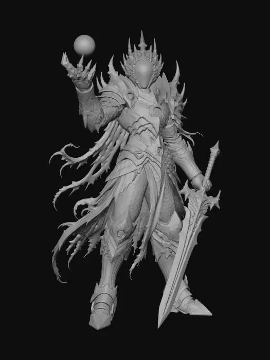 3D model for Voidbound Warlord