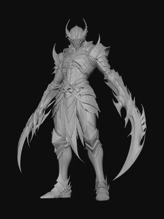3D model for Crimson Infernal Knight