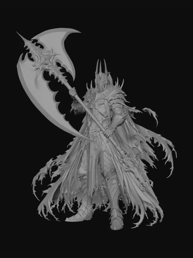 3D model for Obsidian Doom Knight