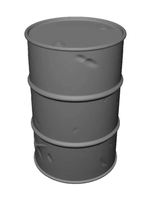3D model for Rusted Fuel Drum