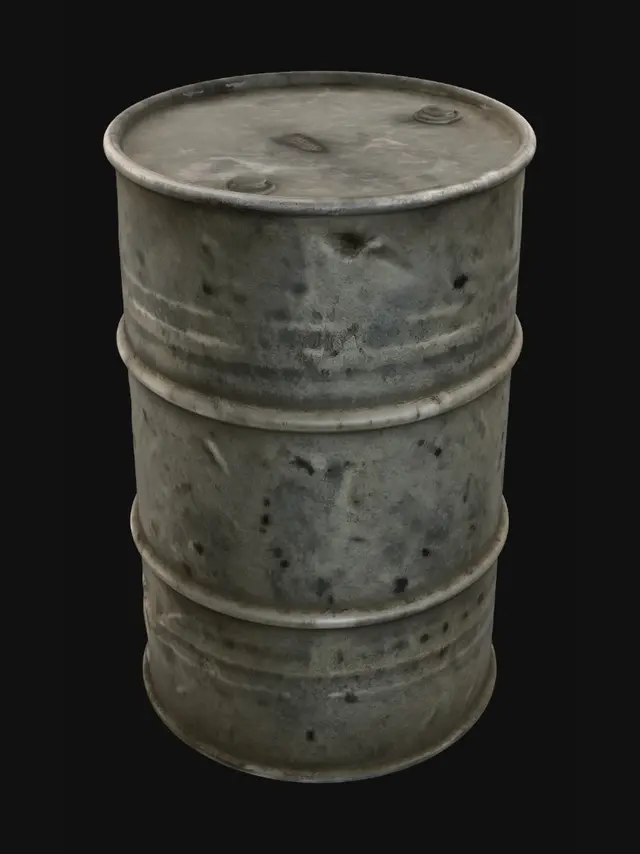 3D model for Rusted Fuel Drum