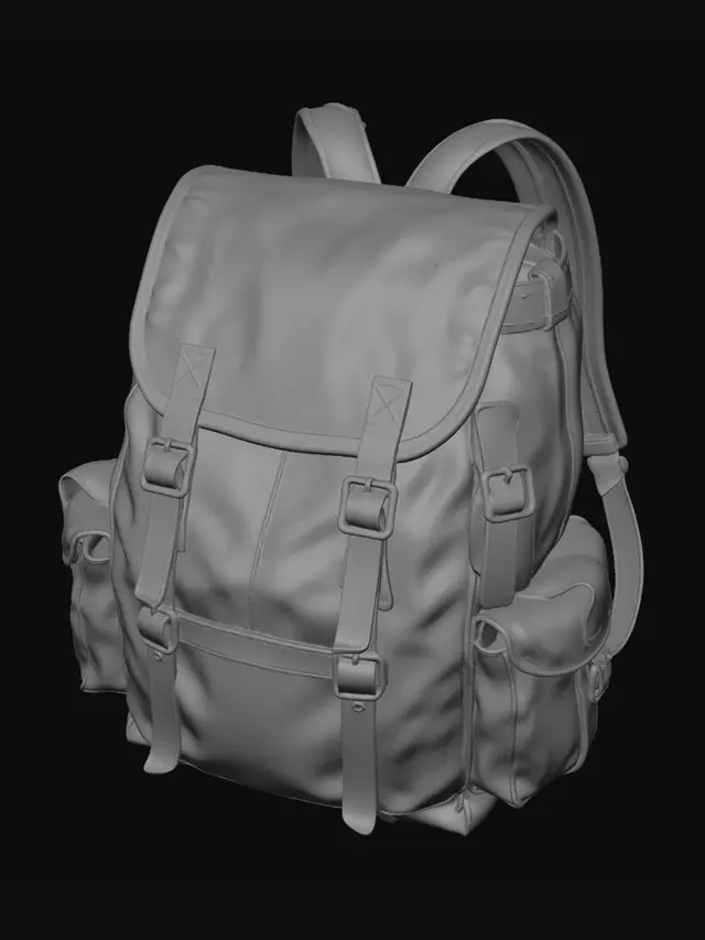 3D model for Vintage U.S. Military Backpack