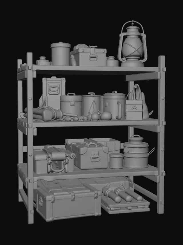 3D model for Field Shelf