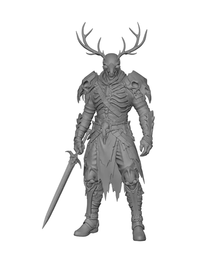 3D model for Antlered Lich Knight