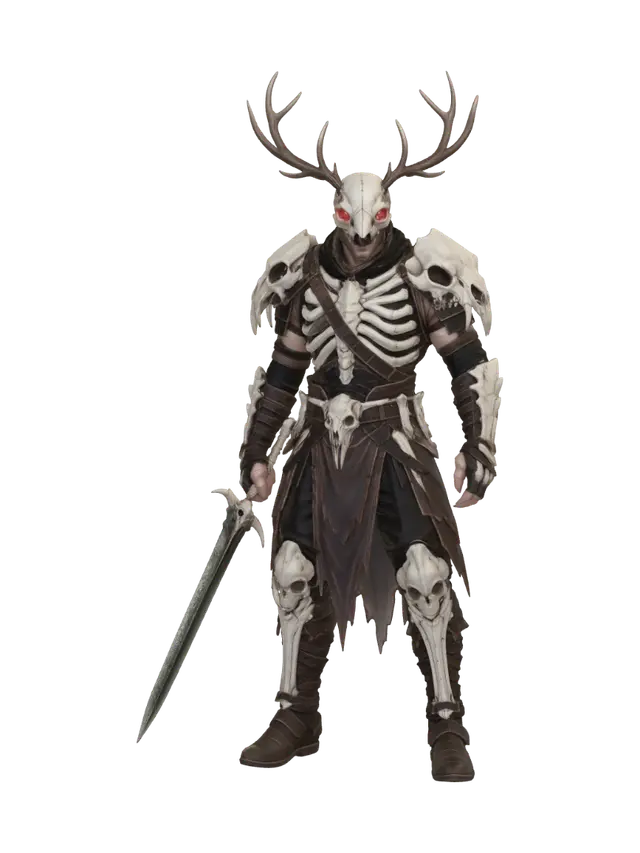3D model for Antlered Lich Knight