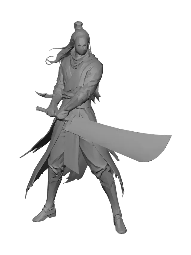 3D model for Stormblade of the Night