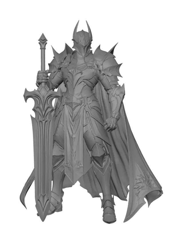 3D model for Crimson Warlord of the Obsidian Armory