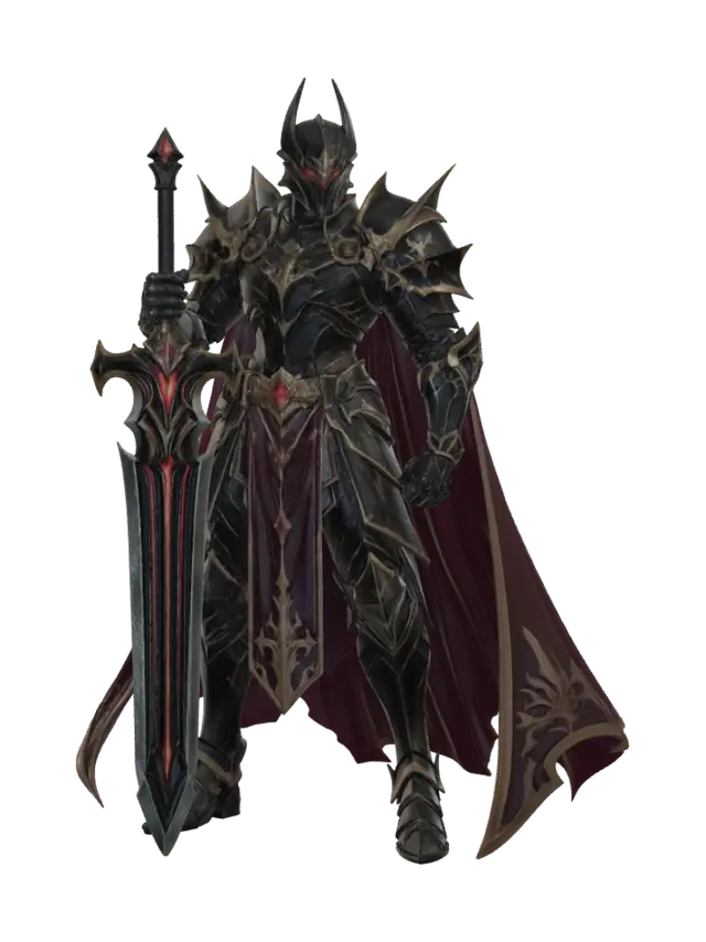 3D model for Crimson Warlord of the Obsidian Armory