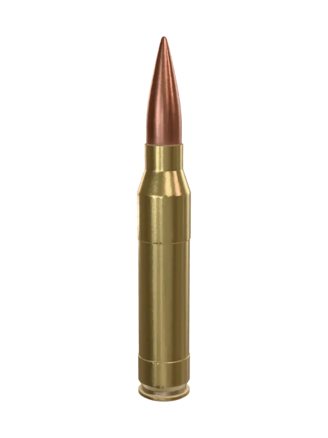 3D-модель Golden Bullet - Rounded, сгенерированная ИИ