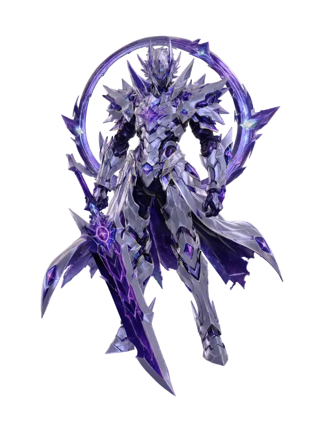 3D model for Astral Crystal Knight