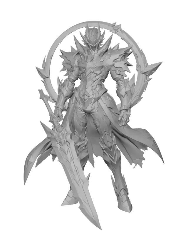 3D model for Astral Crystal Knight