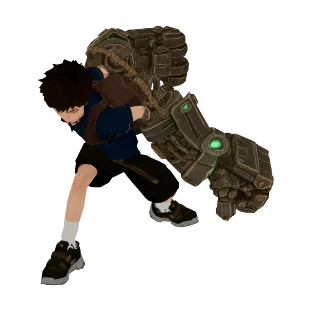 3D model for Young Mech-Wielder