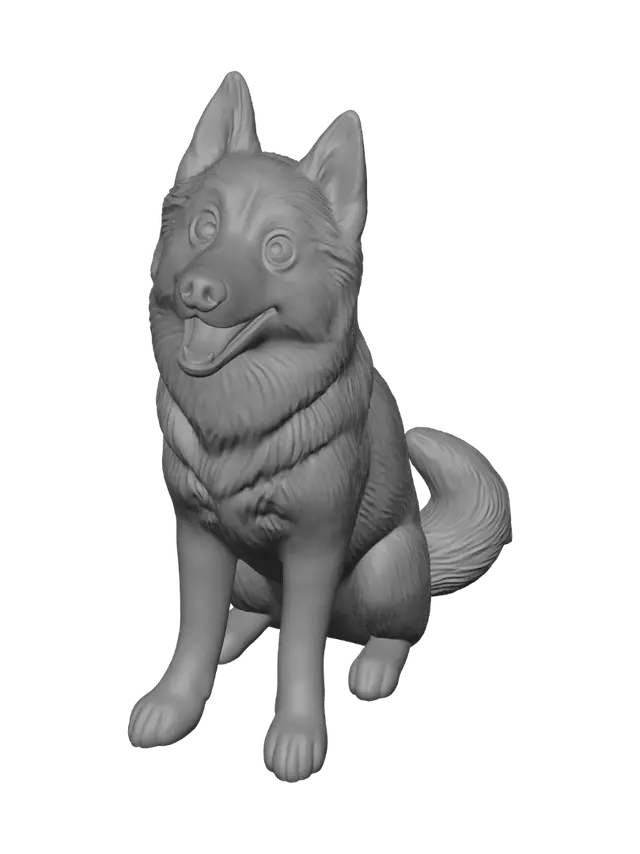 3D model for Cheerful Husky