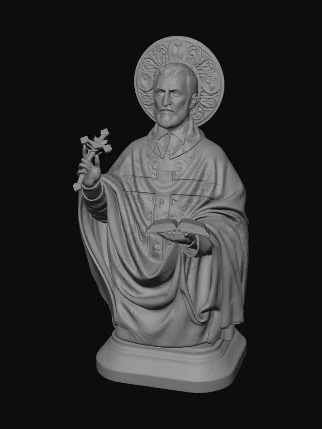 3D model for RIMUOVI TUTTO OLTRE AL SANTO CON IL COPRICAPO  E AUMENTA AL MASSIMO LA DEFINIZIONE DELL'IMMAGINE