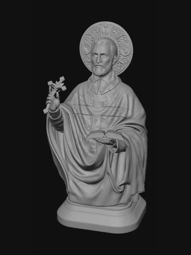 3D model for RIMUOVI TUTTO OLTRE AL SANTO CON IL COPRICAPO  E AUMENTA AL MASSIMO LA DEFINIZIONE DELL'IMMAGINE