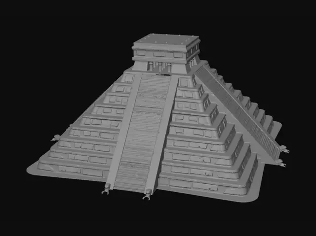 3D model for Twin Staircase Pyramid