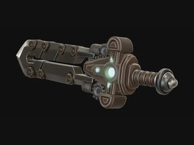 3D model for Emerald Cogblade