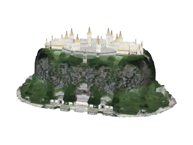 3D model for Hilltop Golden Monastery