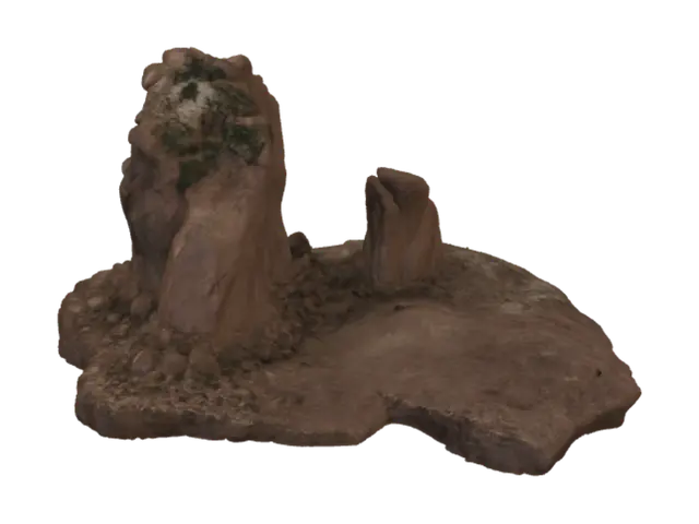 3D model for Twin Desert Pillars
