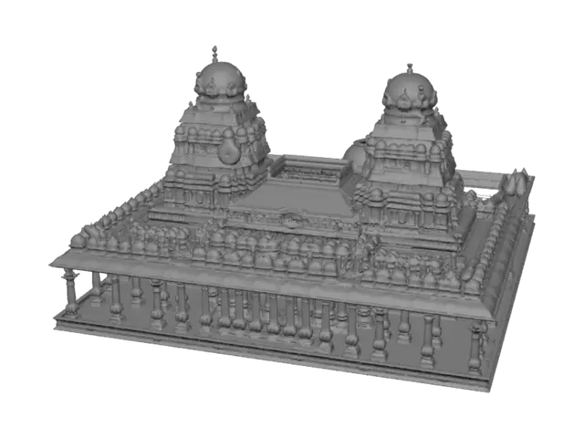3D model for Golden Temple on the Water
