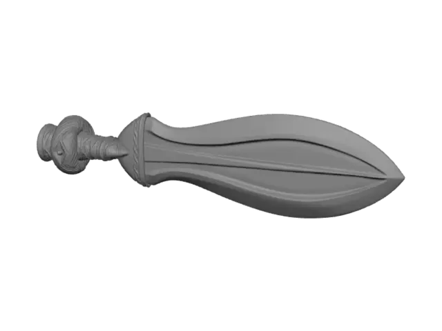 3D model for Leaf-bladed ceremonial club