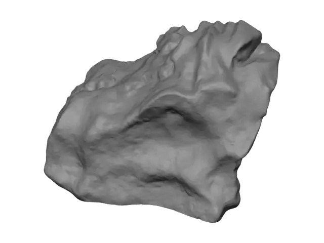 3D model for Cornetite from Katanga, Africa
