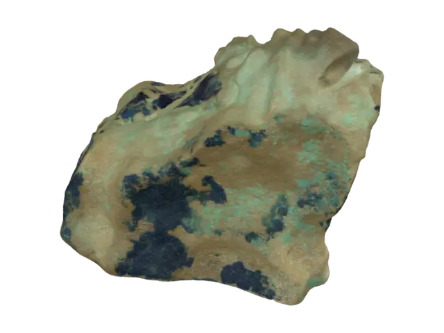 3D model for Cornetite from Katanga, Africa