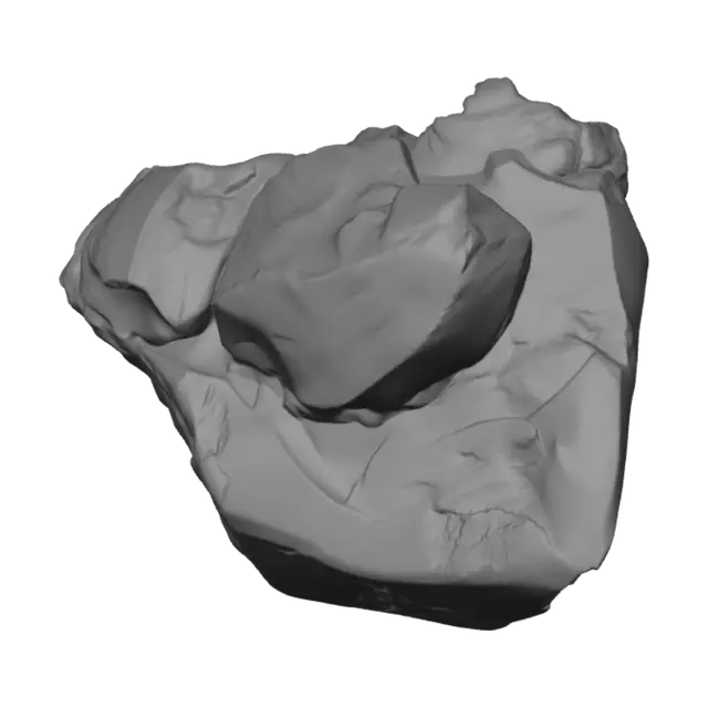 3D model for Azurite on Quartz with Pyrite