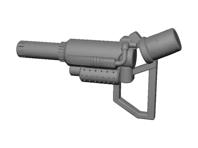 3D model for Sci‑Fi Blaster Cannon