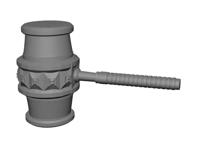 3D model for Crimson Warhammer