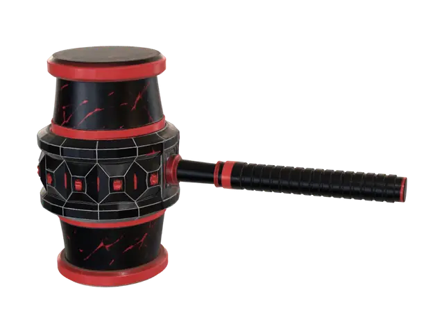 3D model for Crimson Warhammer