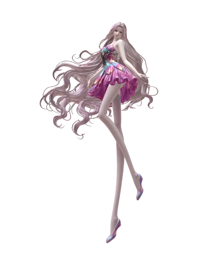 3D model for Petal Cascade Fairy
