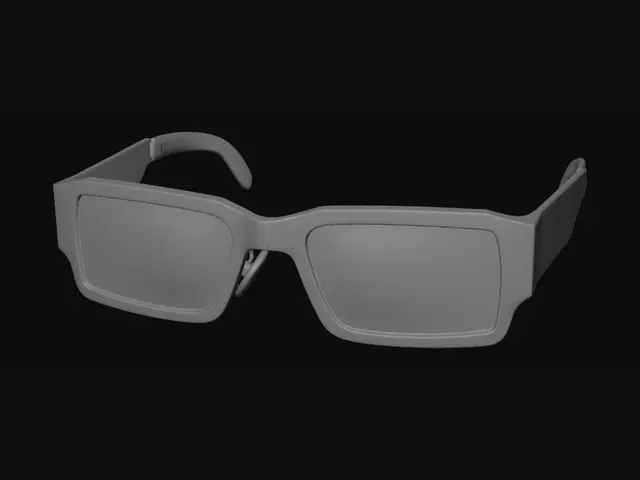 3D model for Obsidian Rectangle Sunglasses