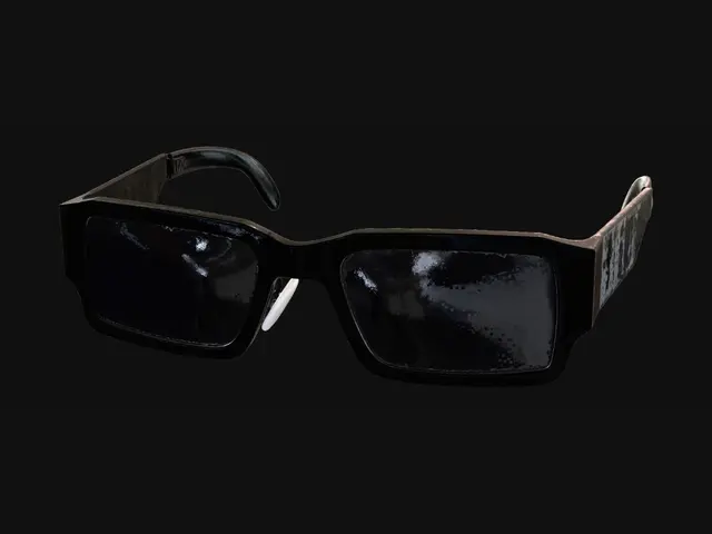 3D model for Obsidian Rectangle Sunglasses