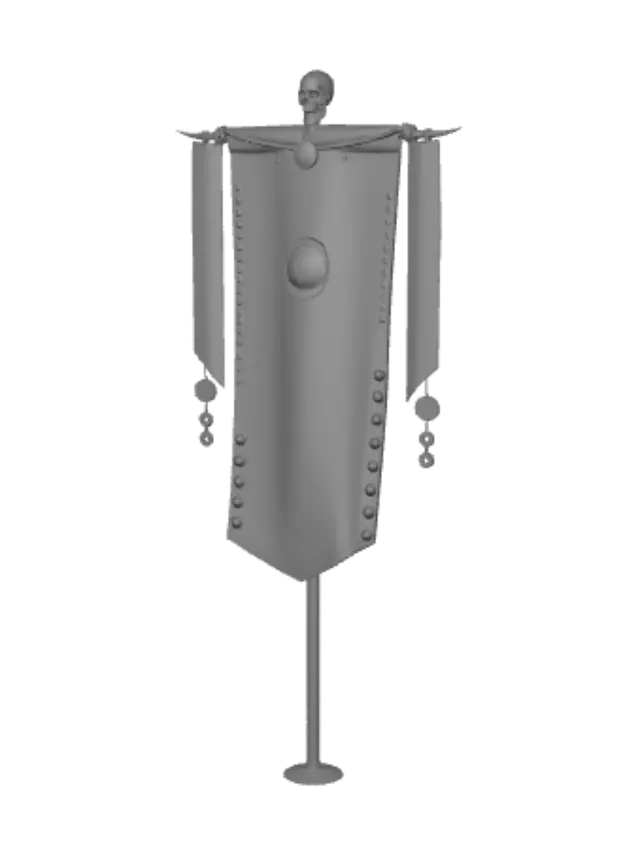 3D model for Moonlit Runic Banner