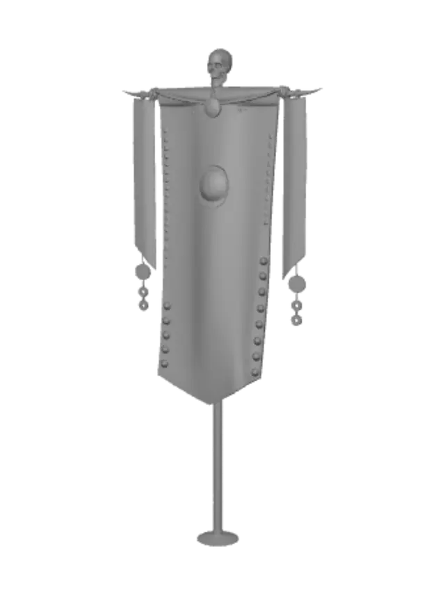 3D model for Moonlit Runic Banner