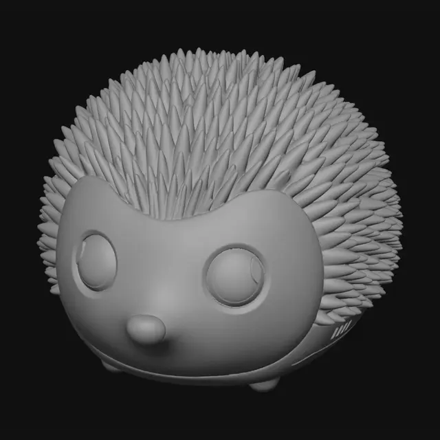 3D model for Neon Hedgehog