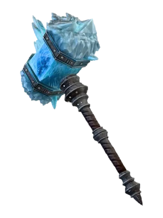 Frostbound Warhammer - Axeman 3D model, vytvořený pomocí AI