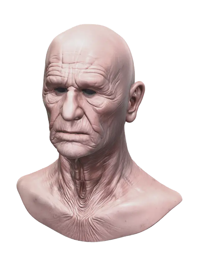 Low-Poly Old Man - Oldman 3D model, vytvořený pomocí AI