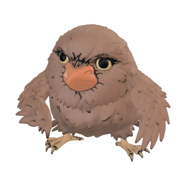 3D model for Grumpy Chick
