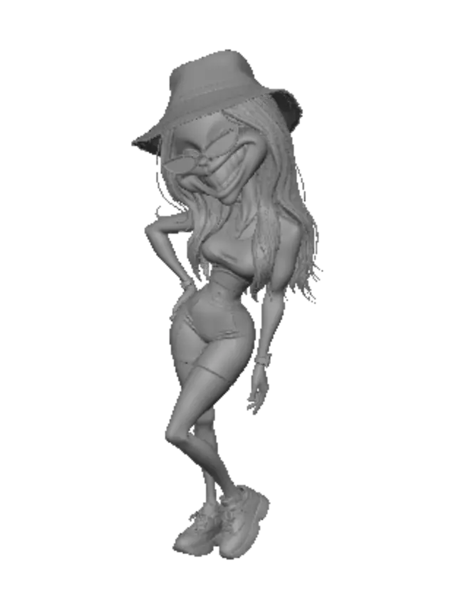 3D model for Big Smile Redhead