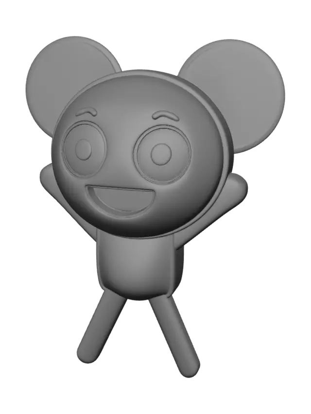 3D model for Happy Blue Mouse