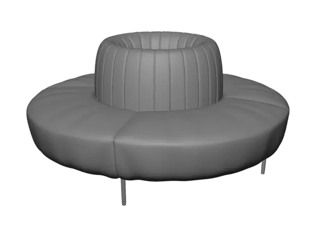 3D model for Emerald Barrel Chair