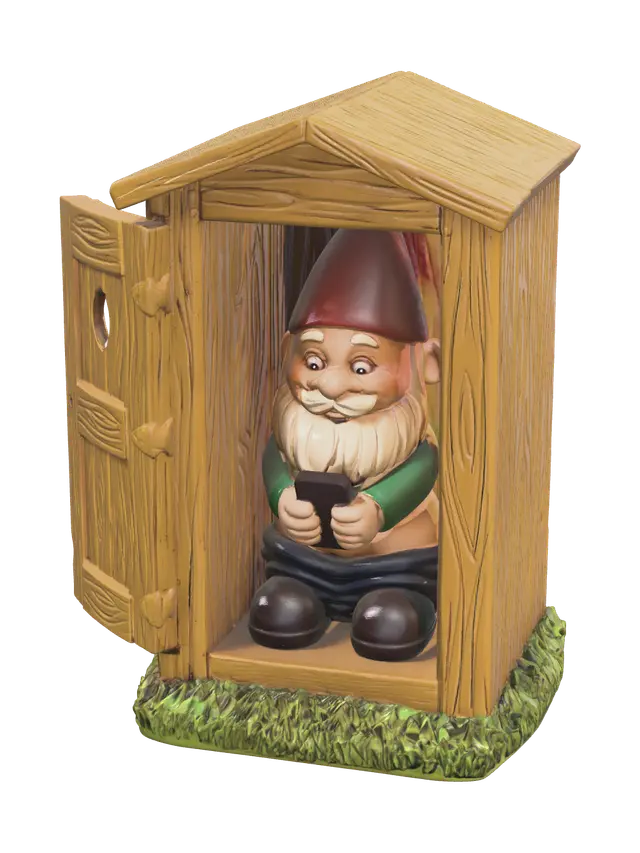 3D model for Low-Poly Outhouse