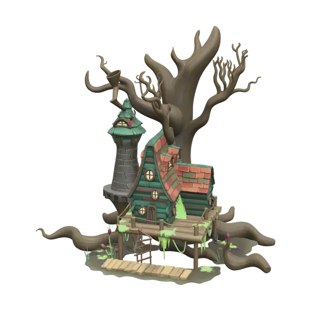 3D model for Modern Outhouse