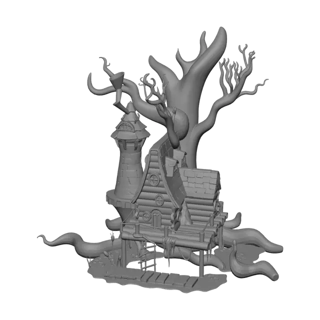 3D model for Modern Outhouse