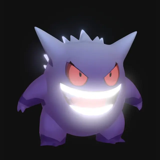 3D model for Gengar