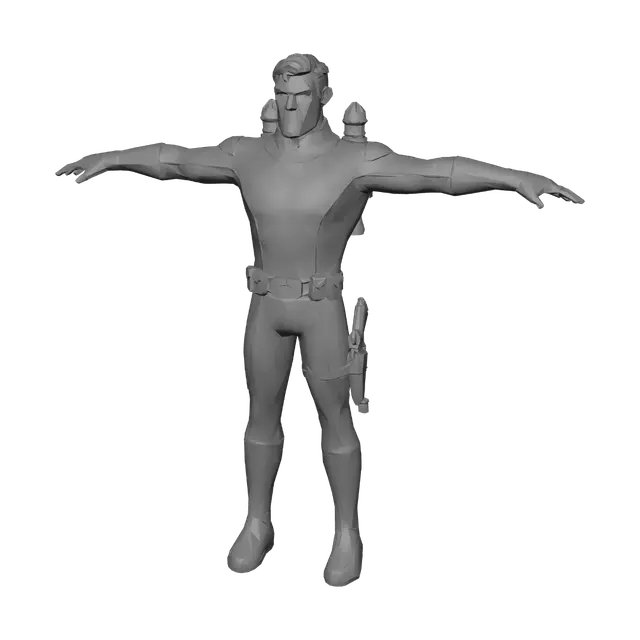 3D model for Crimson Star Guardian